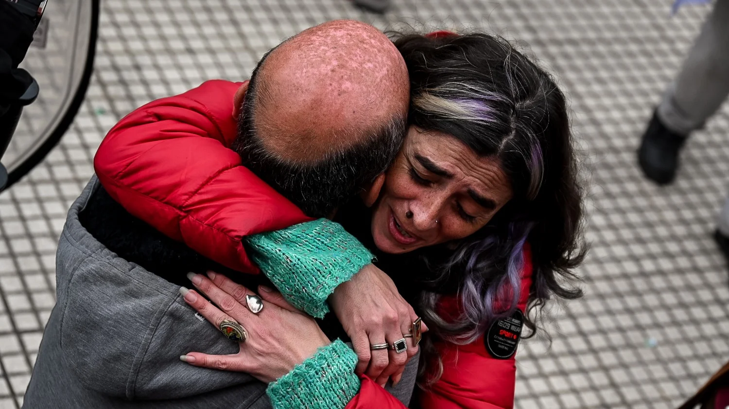 Represión a jubilados en el Congreso